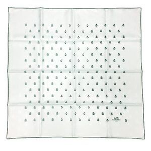 HERMES Authentic Blue Silk Scarf